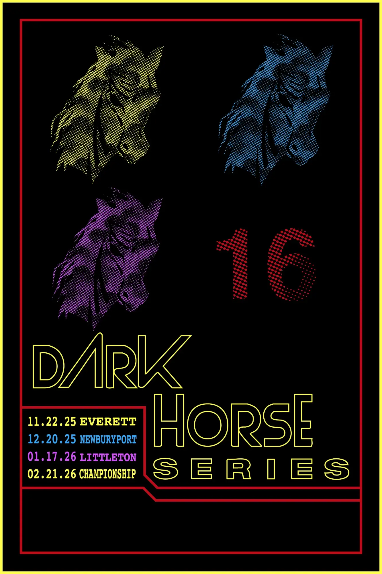Dark Horse Series / Metro Rock — Season 16 event poster & series retrospective